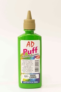 Pintura puff Artística dibu AD 40 ml 131-verde cadmio