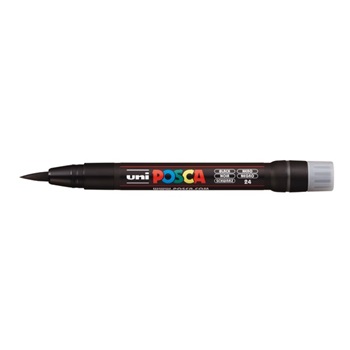 Marcador Uni-posca pcf-350 punta pincel negro