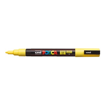 Marcador Uni-POSCA 3m 1,5 mm punta cónica amarillo