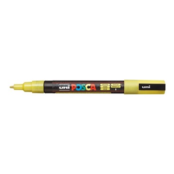 Marcador Uni-posca 3m 1,5 mm punta cónica glitter amarillo