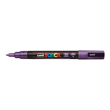 Marcador Uni-posca 3m 1,5 mm punta cónica glitter violeta