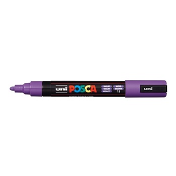 Marcador Uni-posca 5m 2,5 mm punta cónica violeta