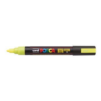 Marcador Uni-posca 5m 2,5 mm punta cónica amarillo fluo