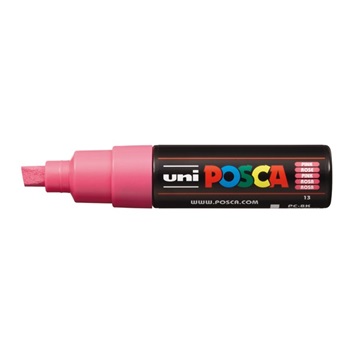 Marcador Uni-posca 8k 5,5 mm punta bisel rosa