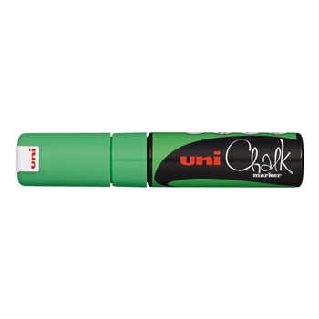 Marcador Uni-chalk 8k punta 5,5 mm bisel verde